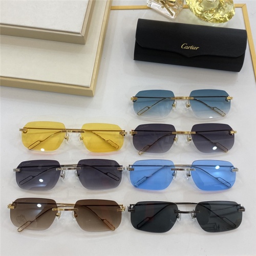 Replica Cartier AAA Quality Sunglasses #806200 $50.00 USD for Wholesale