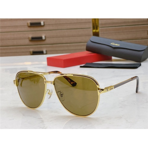Cartier AAA Quality Sunglasses #806338 $50.00 USD, Wholesale Replica Cartier AAA Quality Sunglassess