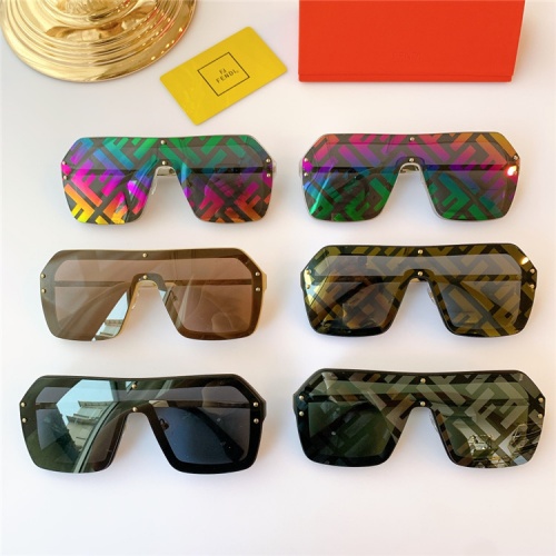 Replica Fendi AAA Quality Sunglasses #806359 $56.00 USD for Wholesale