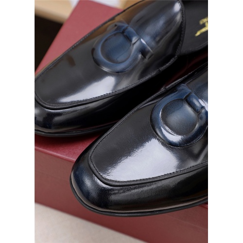 Replica Salvatore Ferragamo Leather Shoes For Men #806481 $85.00 USD for Wholesale