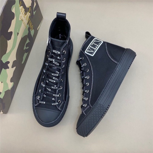 Valentino High Tops Shoes For Men #806940 $80.00 USD, Wholesale Replica Valentino High Tops Shoes