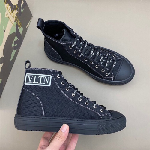 Replica Valentino High Tops Shoes For Men #806940 $80.00 USD for Wholesale