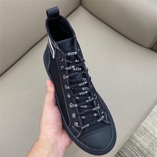 Replica Valentino High Tops Shoes For Men #806940 $80.00 USD for Wholesale