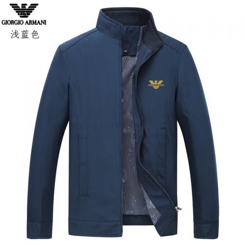 Armani Jackets Long Sleeved For Men #807083 $60.00 USD, Wholesale Replica Armani Jackets