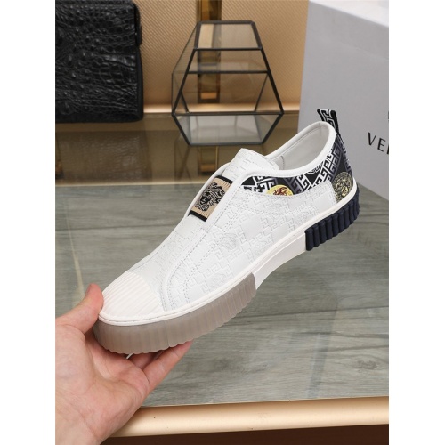Replica Versace Casual Shoes For Men #807274 $80.00 USD for Wholesale