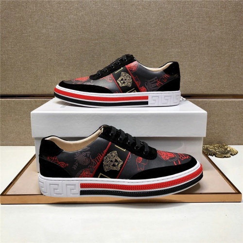 Replica Versace Casual Shoes For Men #807468 $72.00 USD for Wholesale