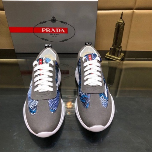 Replica Prada Casual Shoes For Men #807515 $72.00 USD for Wholesale