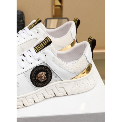 Replica Versace Casual Shoes For Men #807529 $80.00 USD for Wholesale