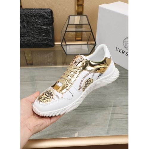 Replica Versace Casual Shoes For Men #807532 $76.00 USD for Wholesale