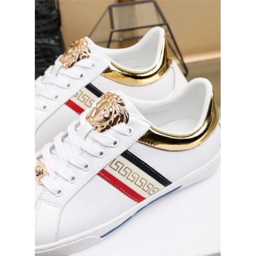 Replica Versace Casual Shoes For Men #807535 $76.00 USD for Wholesale