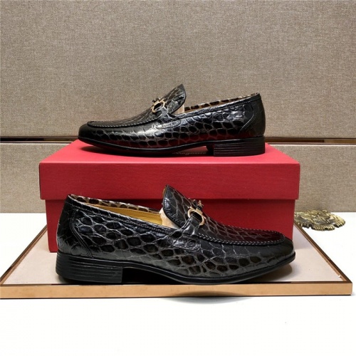 Salvatore Ferragamo Leather Shoes For Men #807691 $85.00 USD, Wholesale Replica Salvatore Ferragamo Leather Shoes