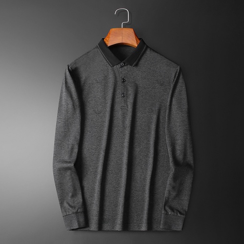 Armani T-Shirts Long Sleeved For Men #807792 $41.00 USD, Wholesale Replica Armani T-Shirts