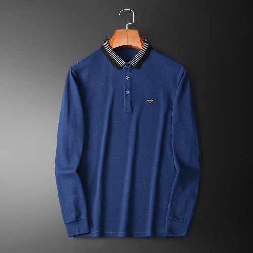 Armani T-Shirts Long Sleeved For Men #807794 $41.00 USD, Wholesale Replica Armani T-Shirts