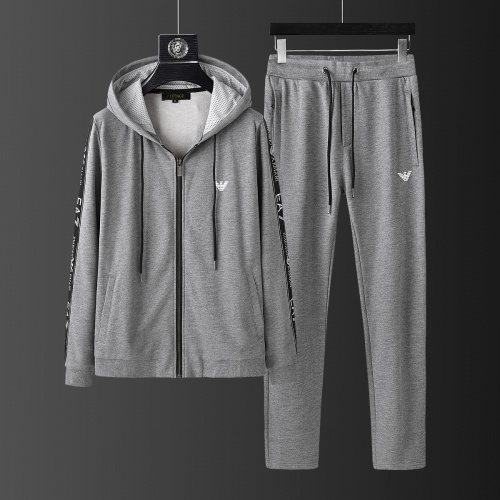Armani Tracksuits Long Sleeved For Men #807798 $80.00 USD, Wholesale Replica Armani Tracksuits