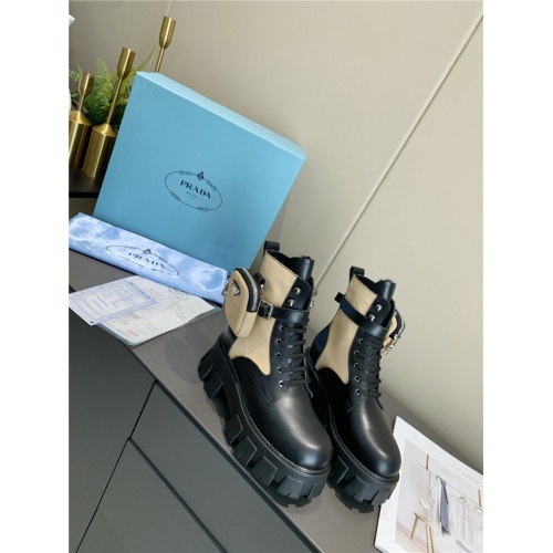 Replica Prada Boots For Women #807829 $115.00 USD for Wholesale