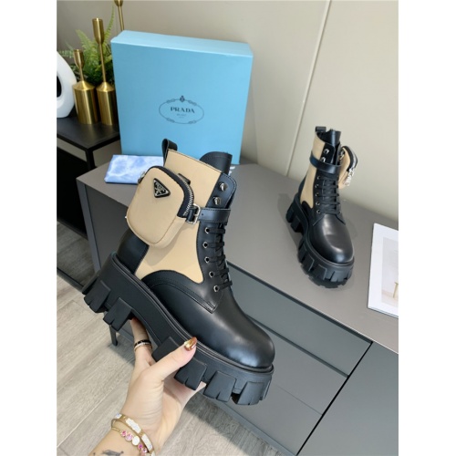 Replica Prada Boots For Women #807829 $115.00 USD for Wholesale