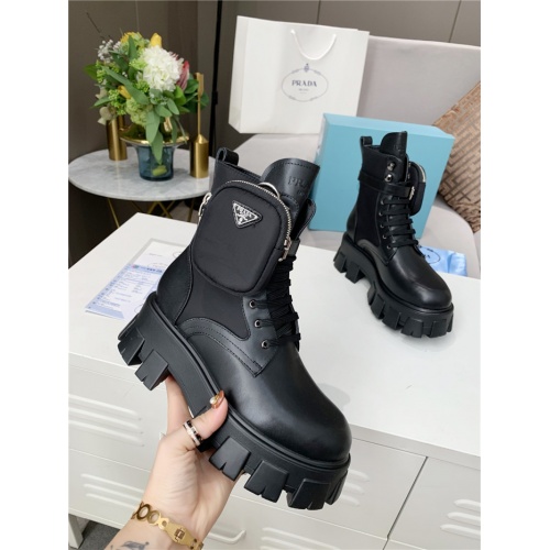 Replica Prada Boots For Women #807832 $108.00 USD for Wholesale
