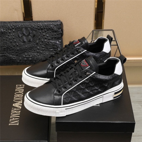 Replica Armani Casual Shoes For Men #807870 $82.00 USD for Wholesale