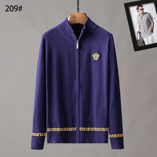 Versace Sweaters Long Sleeved For Men #807954 $48.00 USD, Wholesale Replica Versace Sweaters