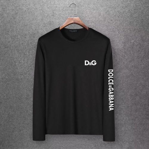 Dolce &amp; Gabbana D&amp;G T-Shirts Long Sleeved For Men #808343 $27.00 USD, Wholesale Replica Dolce &amp; Gabbana D&amp;G T-Shirts