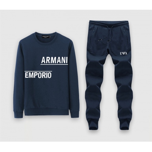 Armani Tracksuits Long Sleeved For Men #808531 $72.00 USD, Wholesale Replica Armani Tracksuits