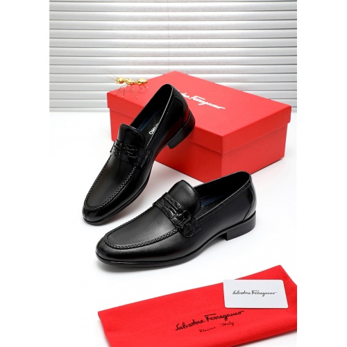 Salvatore Ferragamo Leather Shoes For Men #808596 $80.00 USD, Wholesale Replica Salvatore Ferragamo Leather Shoes