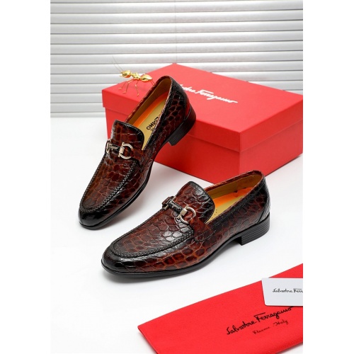 Salvatore Ferragamo Leather Shoes For Men #808604 $80.00 USD, Wholesale Replica Salvatore Ferragamo Leather Shoes