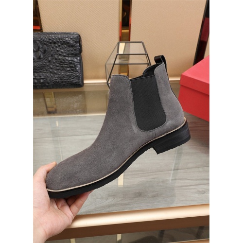 Replica Salvatore Ferragamo Boots For Men #808693 $108.00 USD for Wholesale