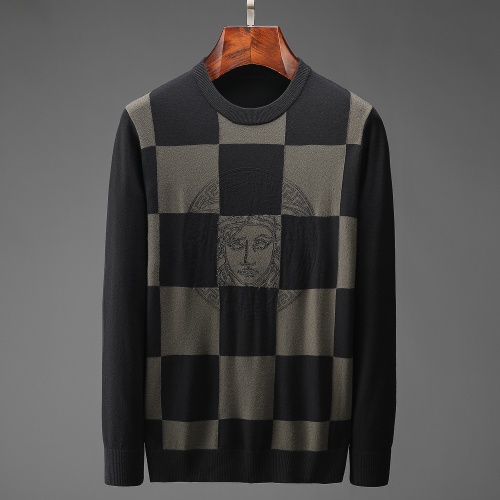 Versace Sweaters Long Sleeved For Men #808847 $52.00 USD, Wholesale Replica Versace Sweaters