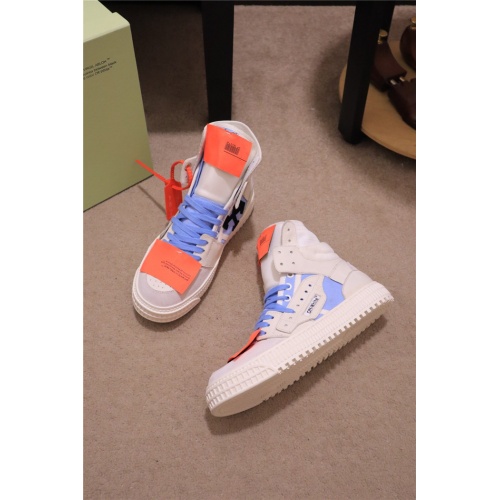 Replica Off-White High Tops Shoes For Men #808896 $102.00 USD for Wholesale
