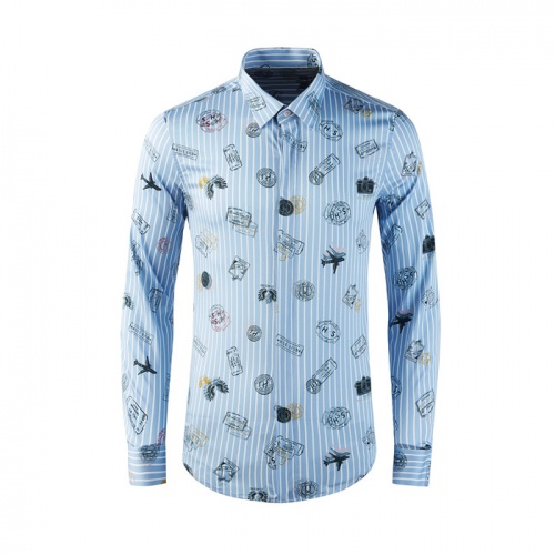 Armani Shirts Long Sleeved For Men #809001 $80.00 USD, Wholesale Replica Armani Shirts