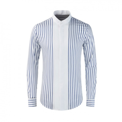 Armani Shirts Long Sleeved For Men #809006 $80.00 USD, Wholesale Replica Armani Shirts