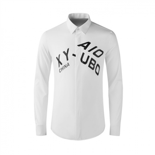 Armani Shirts Long Sleeved For Men #809011 $80.00 USD, Wholesale Replica Armani Shirts
