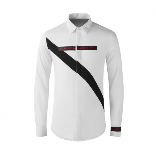 Armani Shirts Long Sleeved For Men #809013 $80.00 USD, Wholesale Replica Armani Shirts