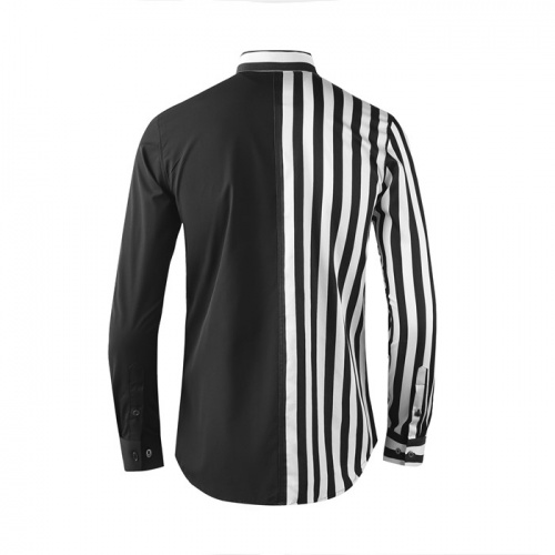 Replica Thom Browne TB Shirts Long Sleeved For Men #809014 $80.00 USD for Wholesale