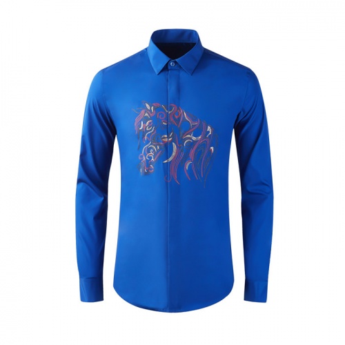 Hermes Shirts Long Sleeved For Men #809021 $80.00 USD, Wholesale Replica Hermes Shirts