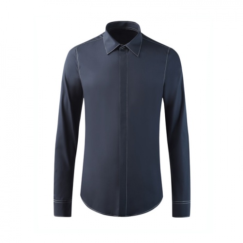 Armani Shirts Long Sleeved For Men #809039 $80.00 USD, Wholesale Replica Armani Shirts