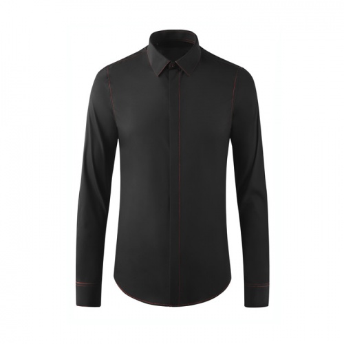 Armani Shirts Long Sleeved For Men #809040 $80.00 USD, Wholesale Replica Armani Shirts