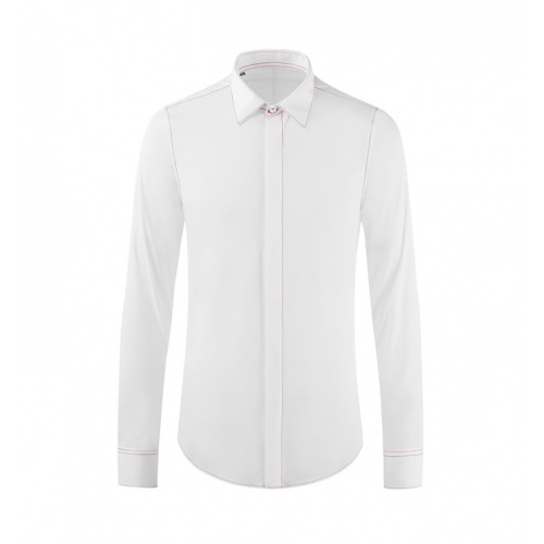 Armani Shirts Long Sleeved For Men #809042 $80.00 USD, Wholesale Replica Armani Shirts