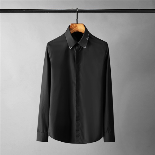 Armani Shirts Long Sleeved For Men #809045 $80.00 USD, Wholesale Replica Armani Shirts