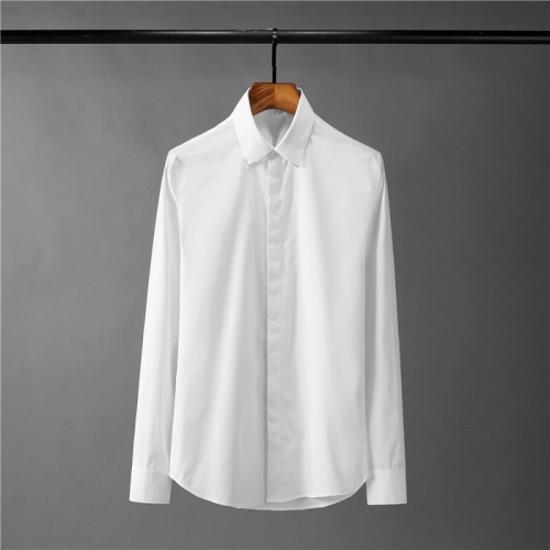 Armani Shirts Long Sleeved For Men #809046 $80.00 USD, Wholesale Replica Armani Shirts