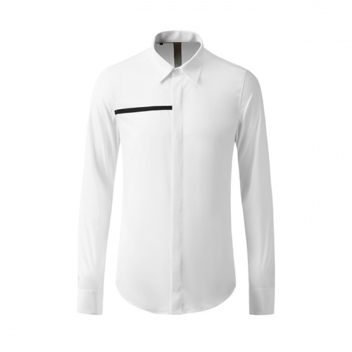 Armani Shirts Long Sleeved For Men #809050 $80.00 USD, Wholesale Replica Armani Shirts