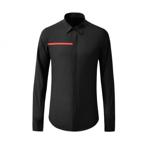 Armani Shirts Long Sleeved For Men #809051 $80.00 USD, Wholesale Replica Armani Shirts