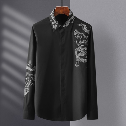 Dolce &amp; Gabbana D&amp;G Shirts Long Sleeved For Men #809054 $80.00 USD, Wholesale Replica Dolce &amp; Gabbana D&amp;G Shirts