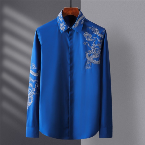 Dolce &amp; Gabbana D&amp;G Shirts Long Sleeved For Men #809056 $80.00 USD, Wholesale Replica Dolce &amp; Gabbana D&amp;G Shirts