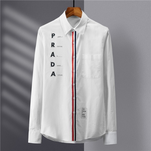 Prada Shirts Long Sleeved For Men #809060