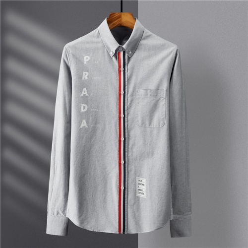 Prada Shirts Long Sleeved For Men #809061