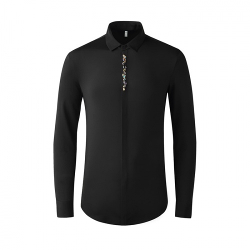 Armani Shirts Long Sleeved For Men #809069 $85.00 USD, Wholesale Replica Armani Shirts