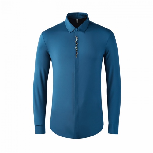 Armani Shirts Long Sleeved For Men #809070 $85.00 USD, Wholesale Replica Armani Shirts