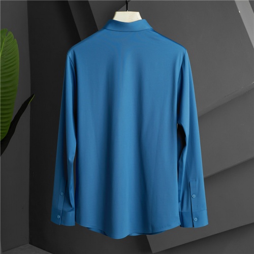 Replica Armani Shirts Long Sleeved For Men #809071 $85.00 USD for Wholesale